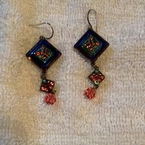 Firefly crystal earrings